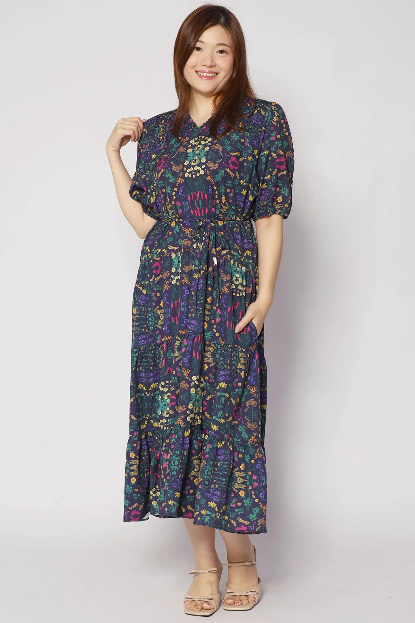 Sydney Dress in Pressed Flowers