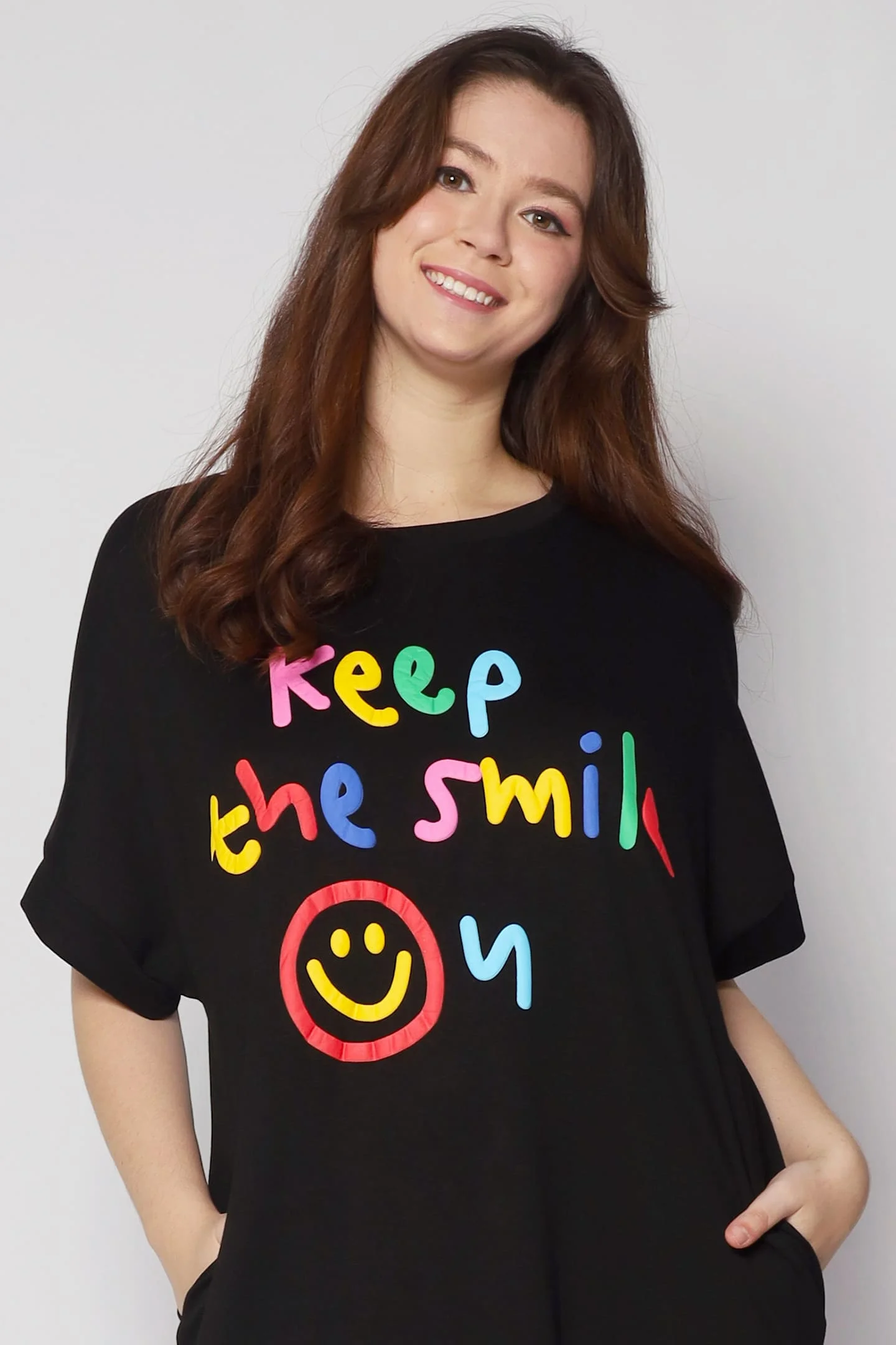 PO &ndash; Keep the Smile On Tee Dress
