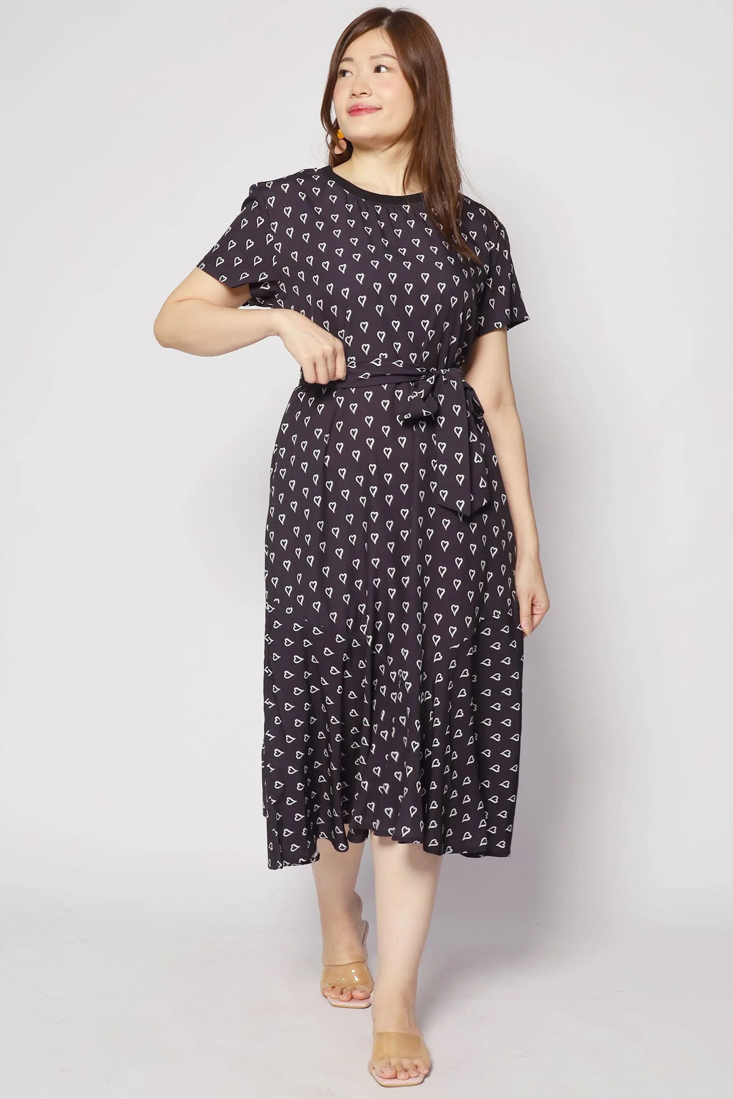 Gisele Dress in Tiny Hearts